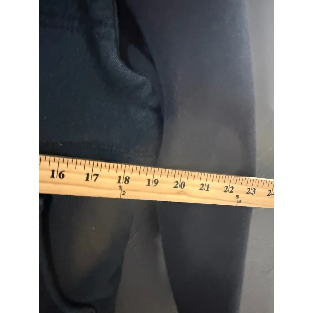 RVCA Mens Hooded Sherpa Lined‎ Jacket Black Canvas Fleece Full Zip Small